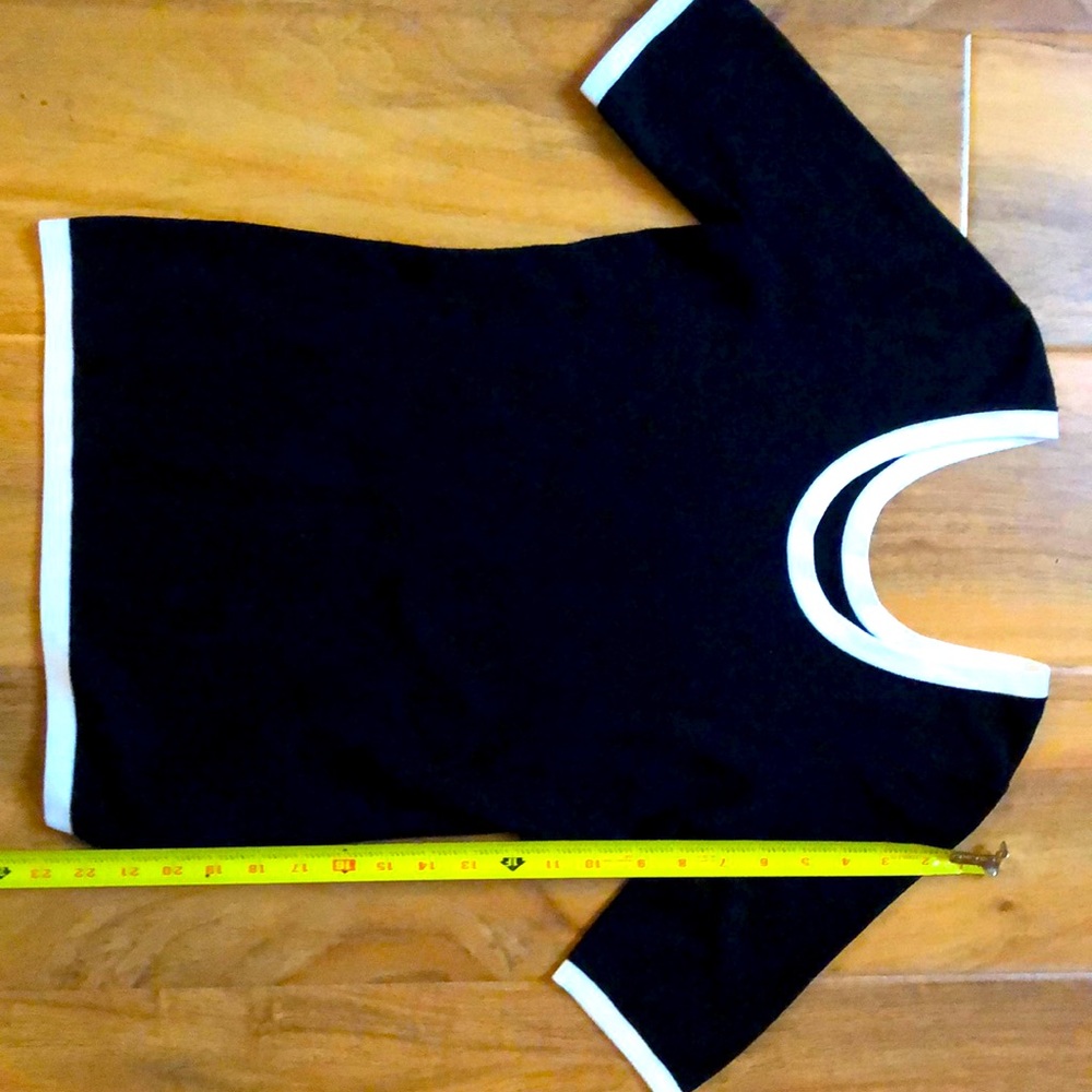Wool short sleeve top